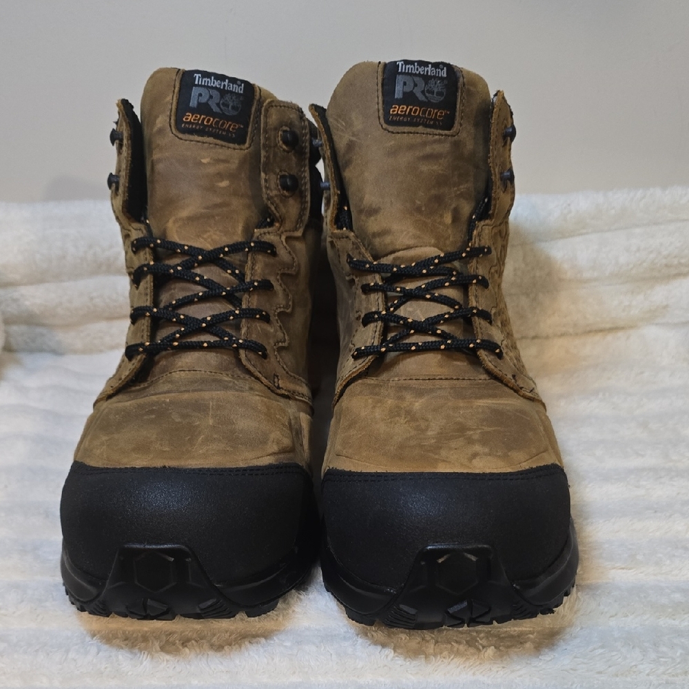 Timberland PRO Brown and Black Work Boots